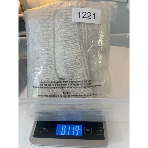 Swedish Kappahl Mohair Wool Blend Mock Neck Sweater Size Womens Large - Picture 7 of 7